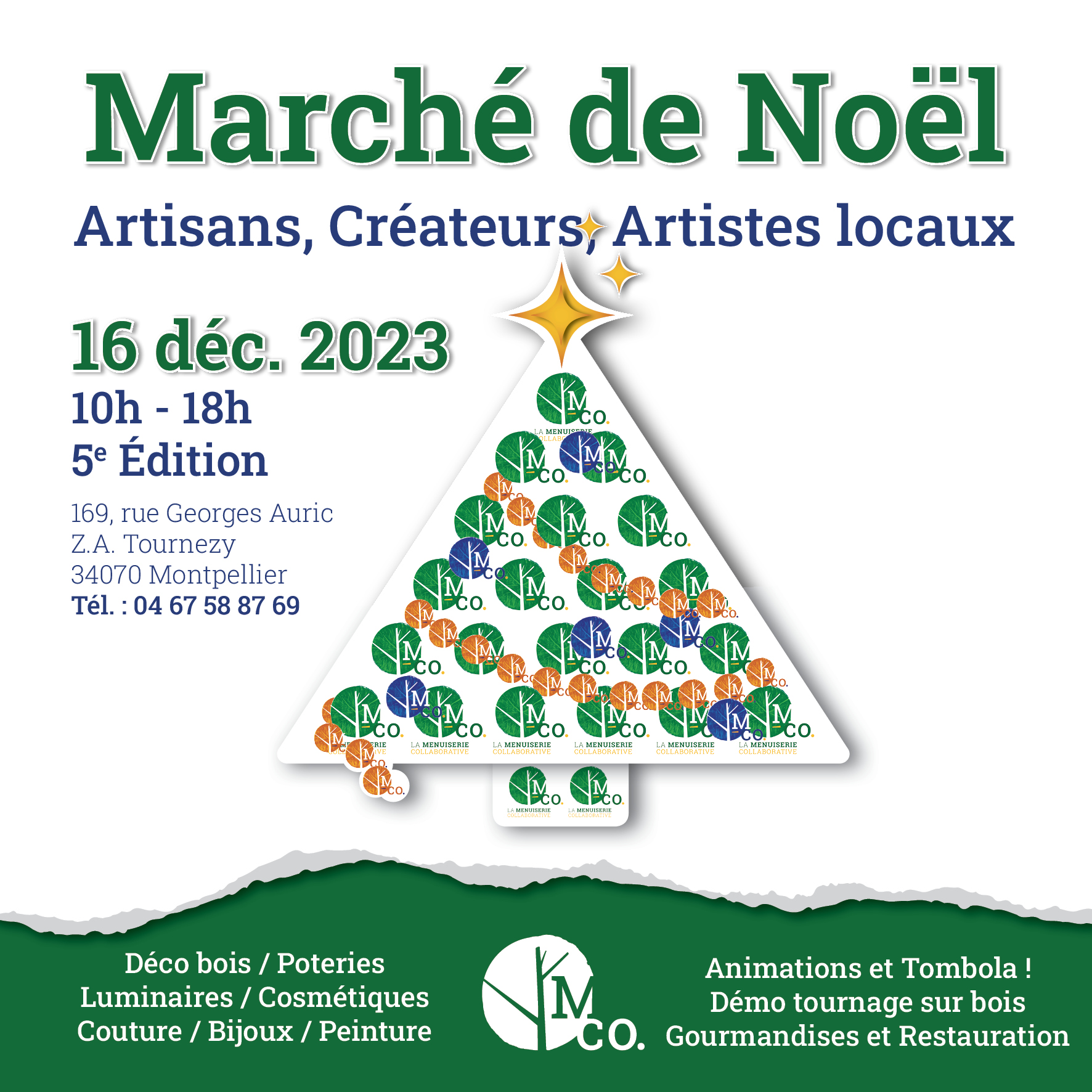 Marché de noel de la menuiserie collaborative